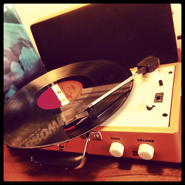 Playing some old school vinyl :) !!
