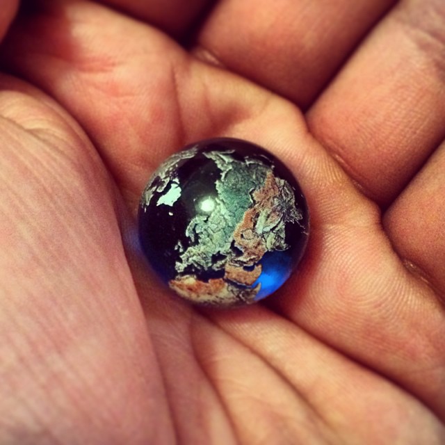 Got the whole world in my hand .... !!