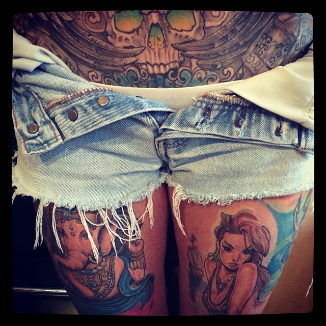 Beckys tatts iPhone pic !