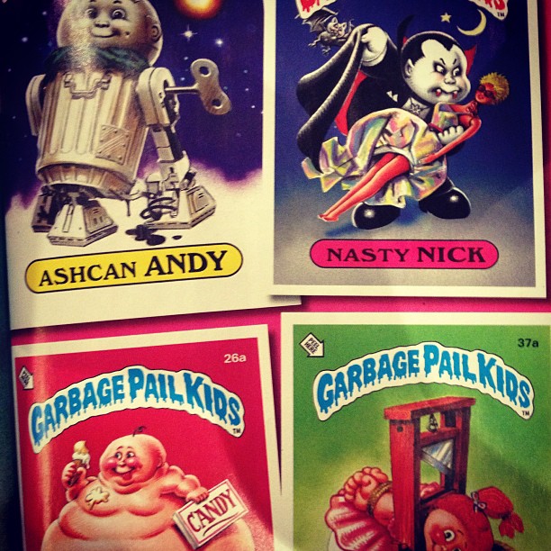 Garbage pail kids...